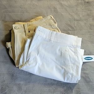 2 pairs of women's old navy shorts - size 8